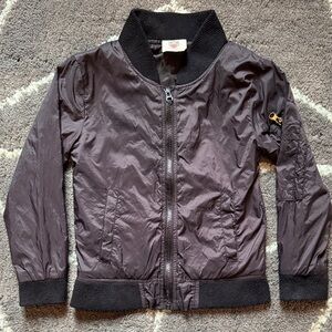 Wes and Willy Kid’s Black Bomber Jacket